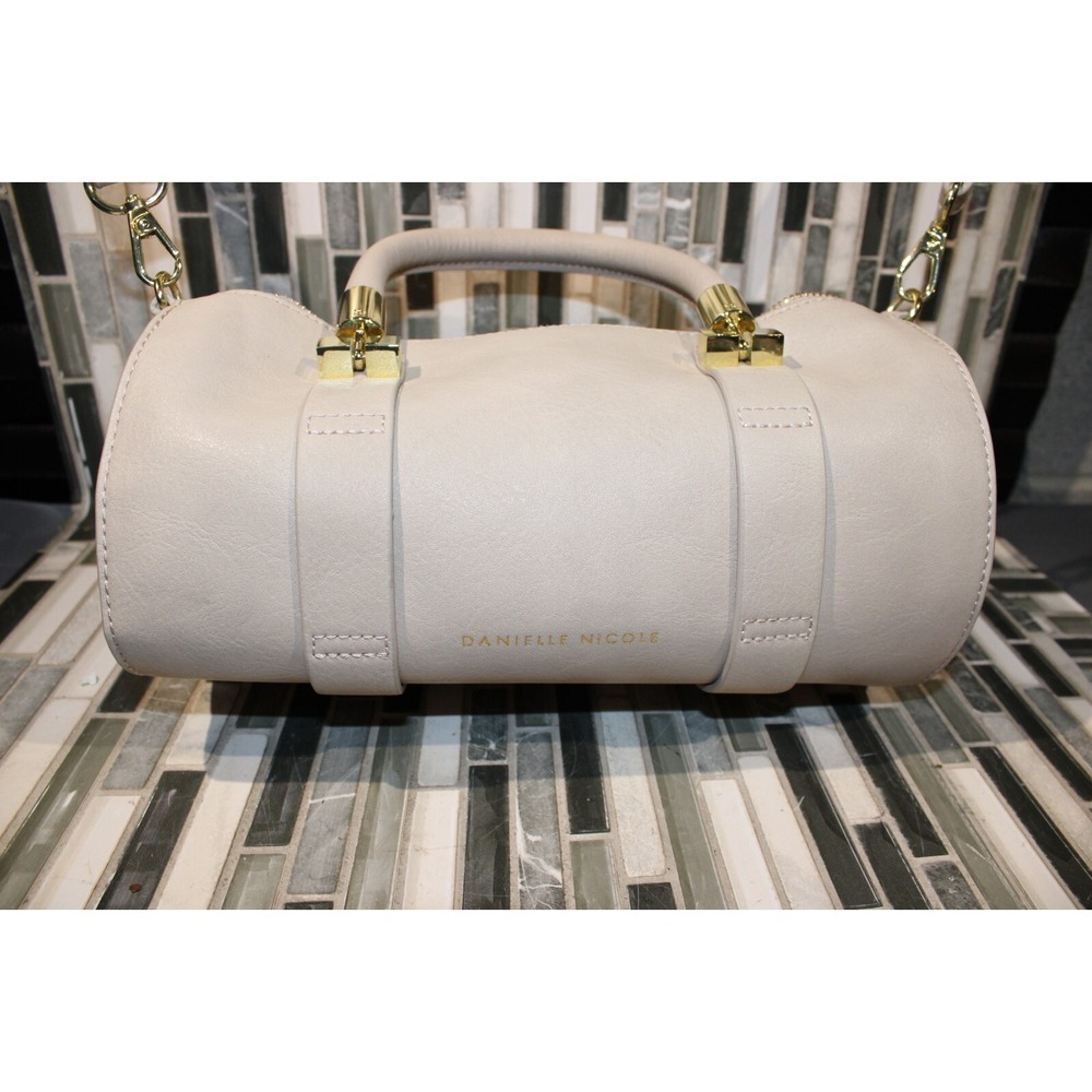 Danielle Nicole Beige Crossbody Purse with Handles
